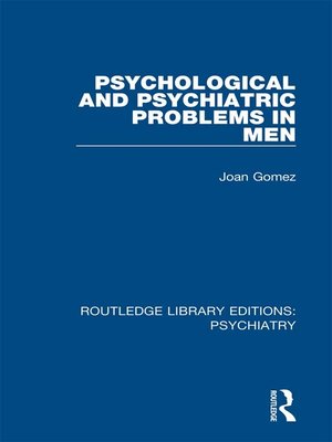 cover image of Psychological and Psychiatric Problems in Men